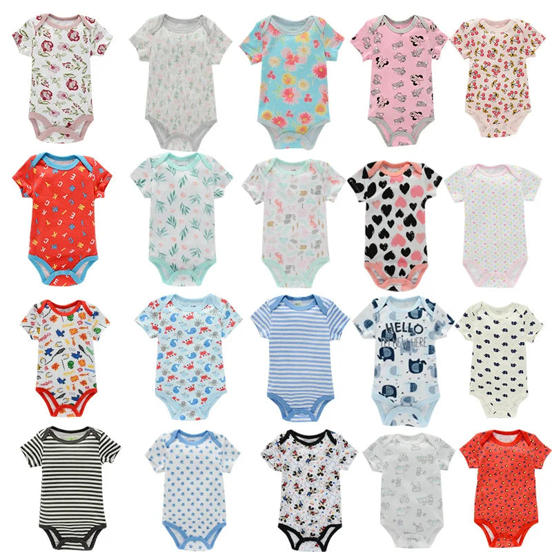 1-2 Pieces Baby Bodysuit For Newborns Summer Baby Romper