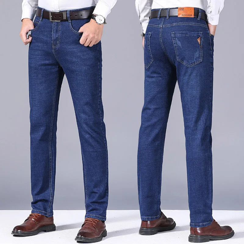 Men's Classic Style Casual Stretch Slim Jean Pants