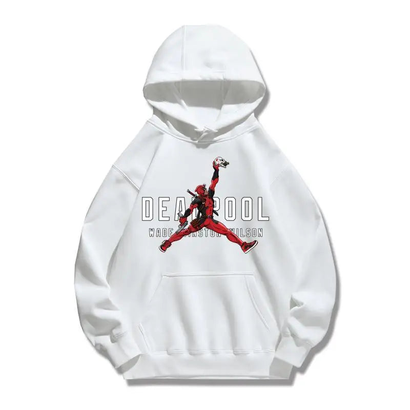 Thickened Deadpool Joint Sweater Men's and Women's Same Hooded Long-sleeved Clothes Sweatshirt Harajuku Streetwear