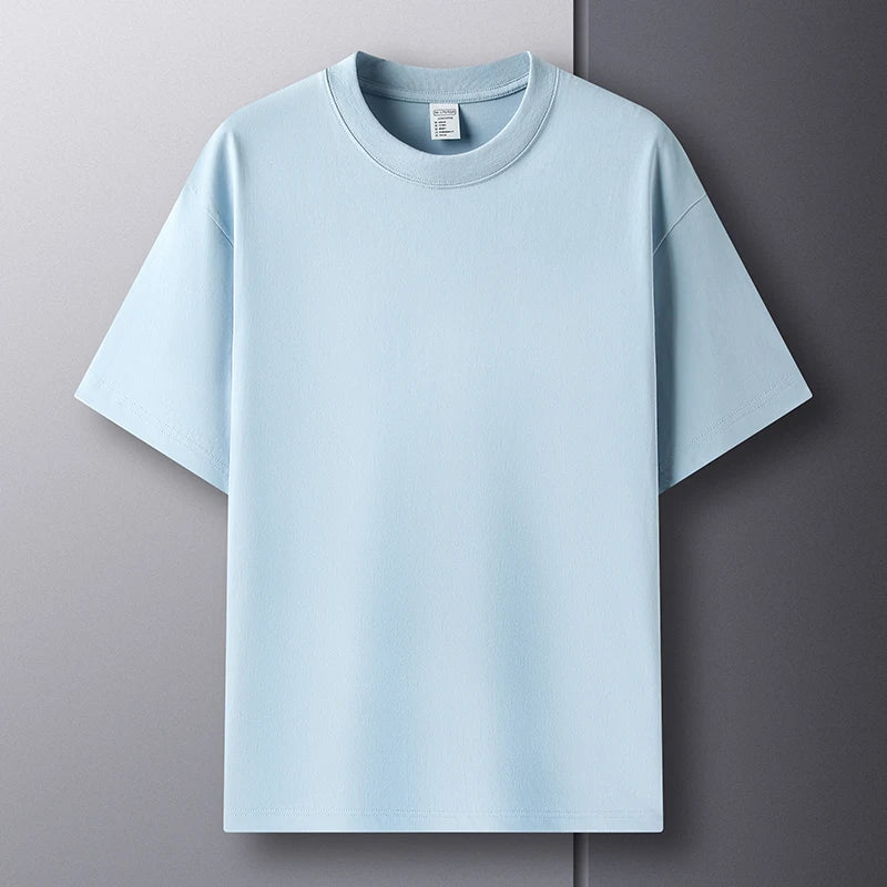 Men's short sleeve round neck T-shirt