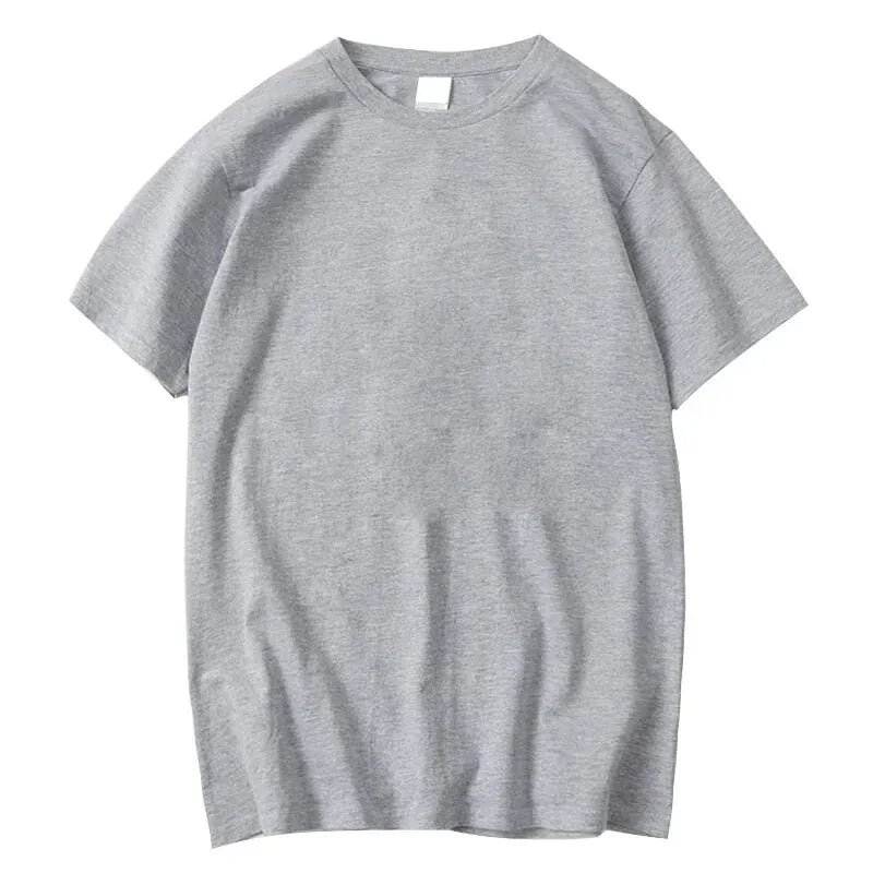 Men's T-Shirt Solid Color Soft and Loose Round Neck Top