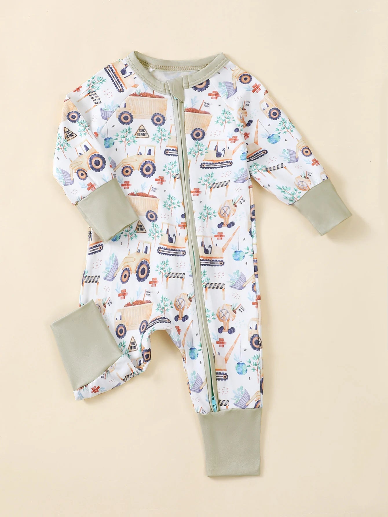 Winter Newborn Infant Romper Bear Print