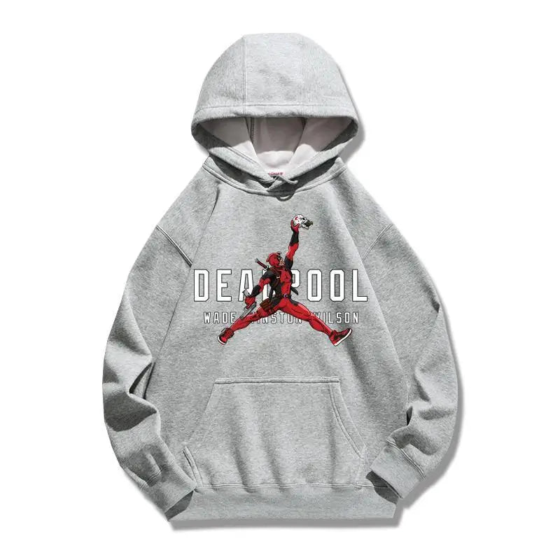 Thickened Deadpool Joint Sweater Men's and Women's Same Hooded Long-sleeved Clothes Sweatshirt Harajuku Streetwear