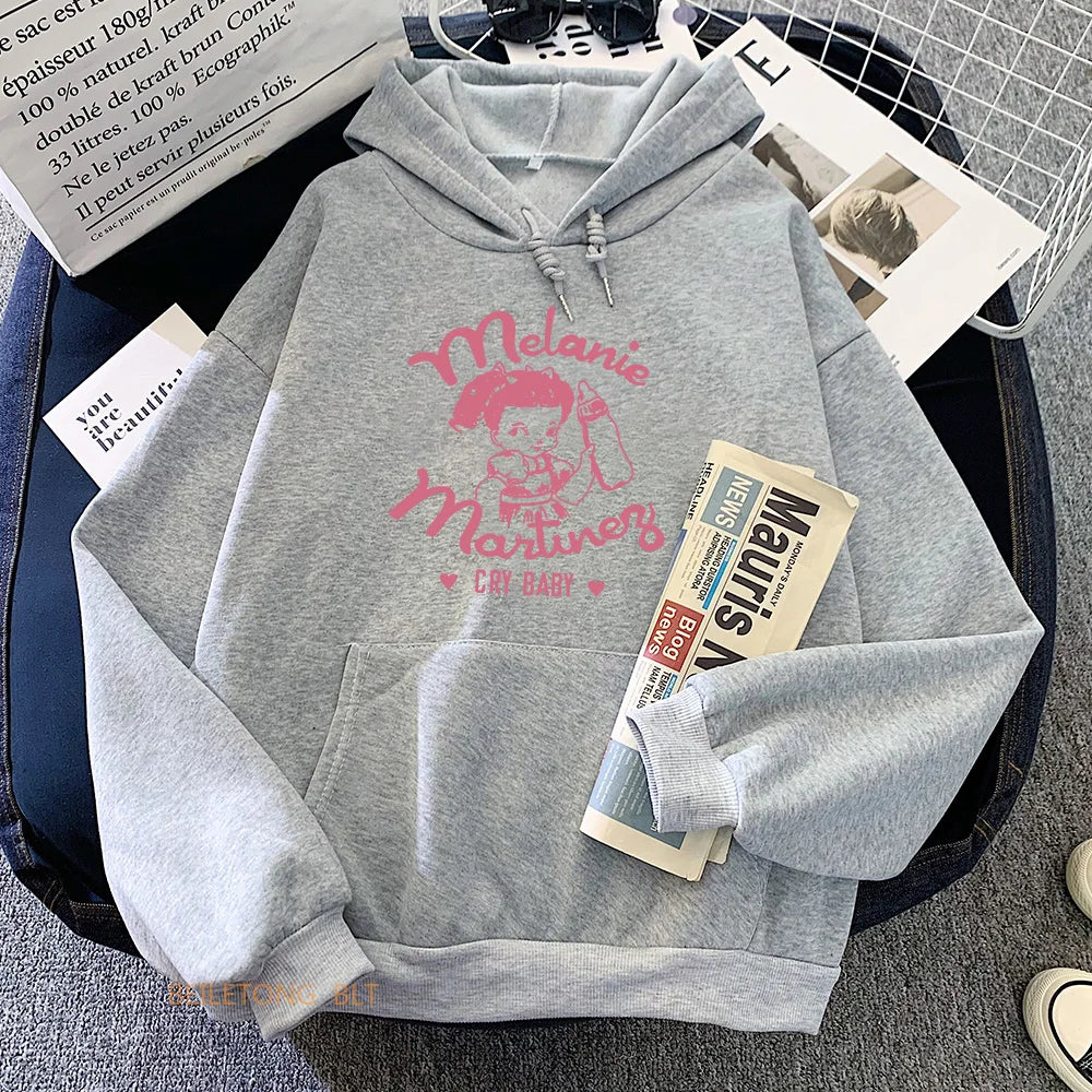 Melanie Martinez Portals Tour Hoodies Cute Aesthetic Graphic Printing Clothing for Autumn/Winter Women/Men Fleece Hooded Hoody