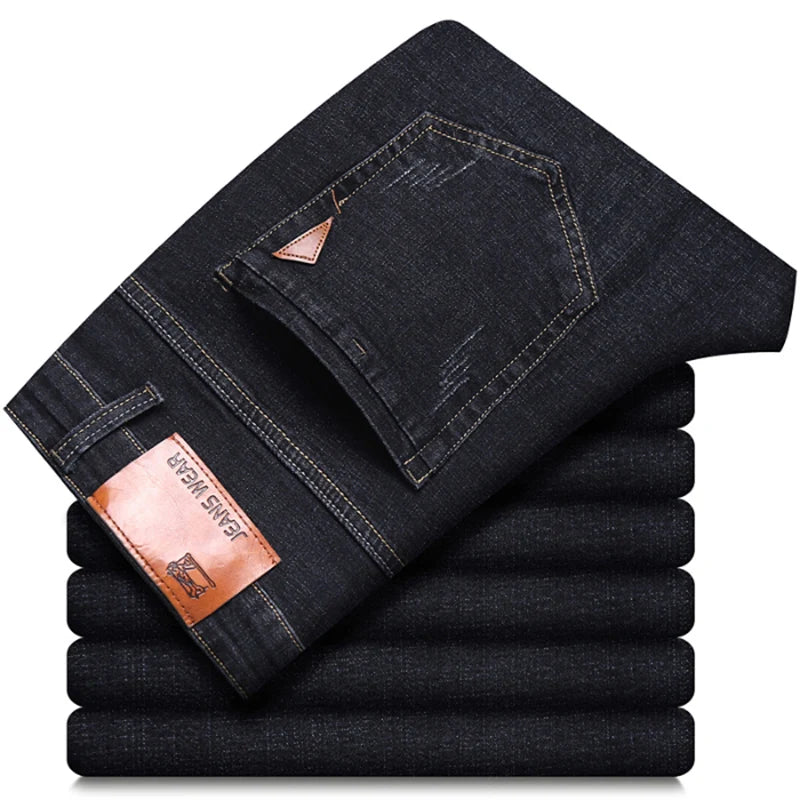 Men's Classic Style Casual Stretch Slim Jean Pants